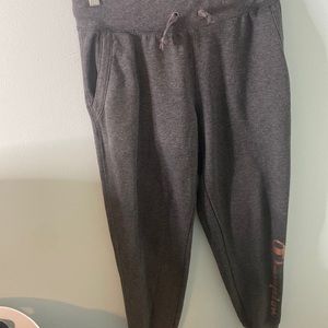 dark grey champion sweatpants